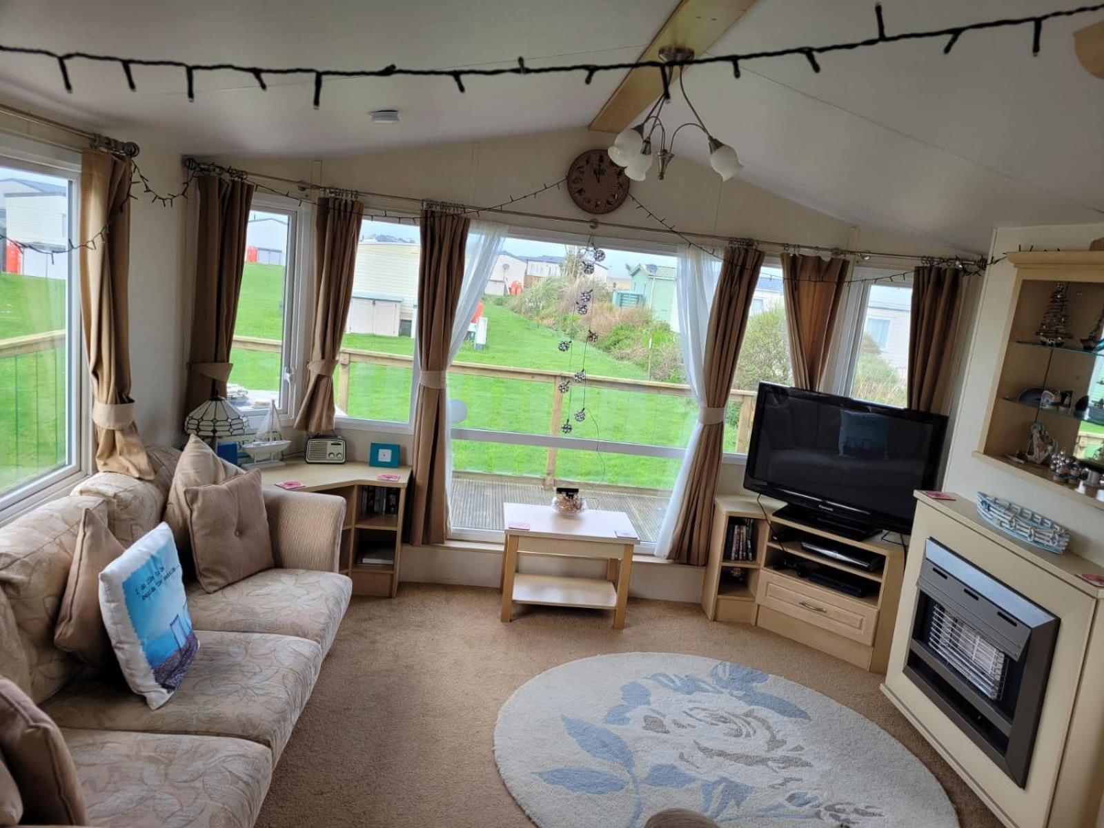 Cosy Caravan Sunbeach Llwyngwril Exterior foto